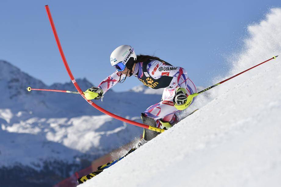 Nastasia Noens samedi matin à St Moritz.