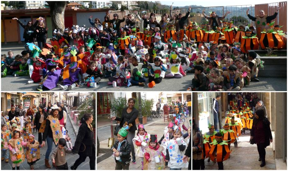 Le carnaval de l'école Gambetta à Grasse