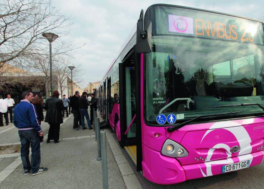 Un bus du réseau Envibus