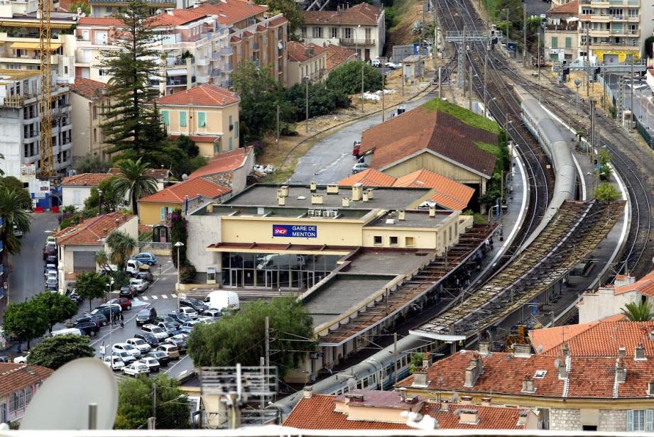 La gare de Menton Garavan ne sera pas desservie par les trains ce jeudi