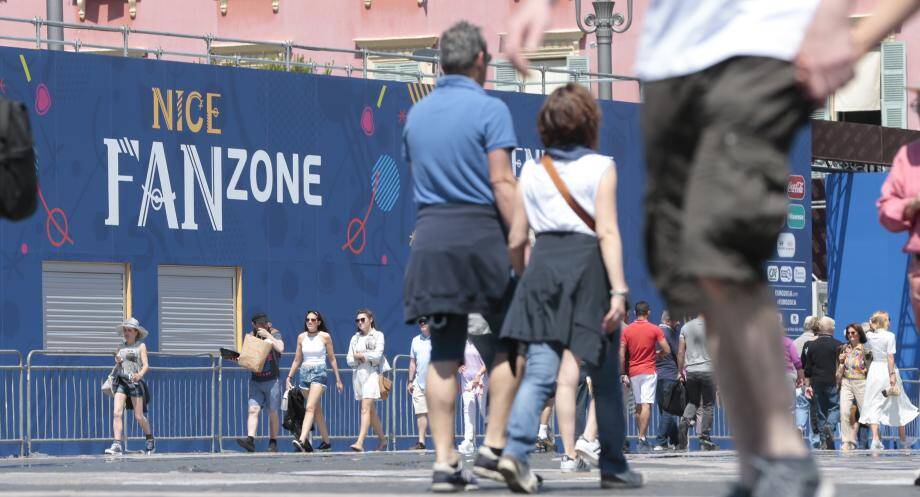 La Fan Zone de Nice.