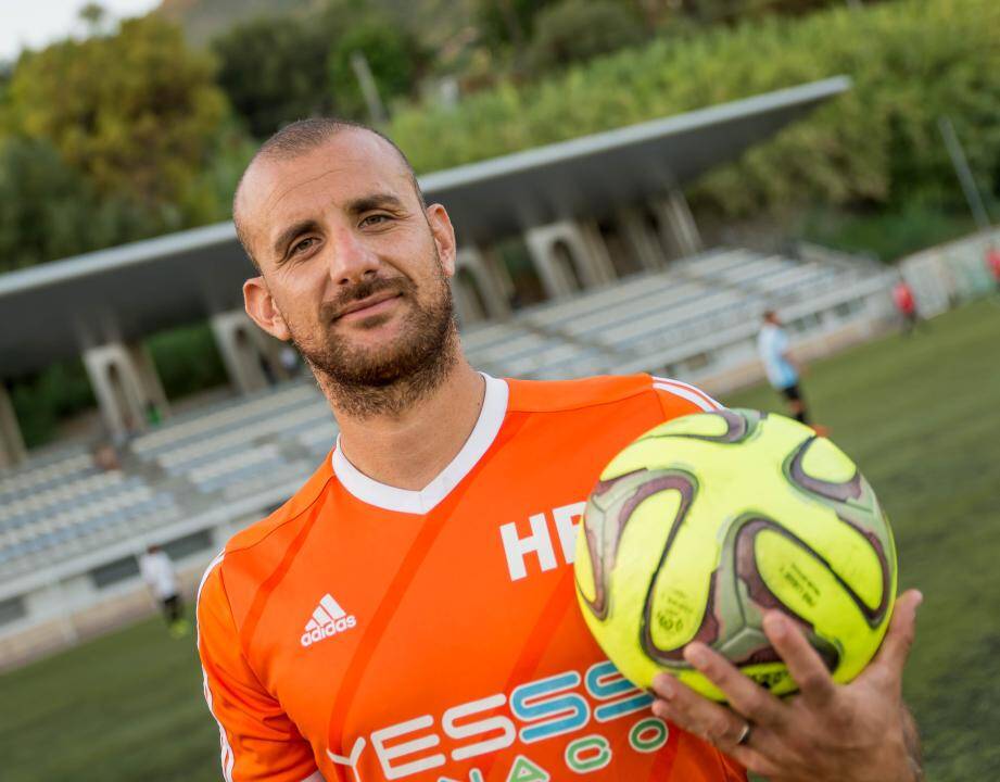 Hervé Berni, première année à la tête du Rapid de Menton et une accession en Division d’Honneur. 	