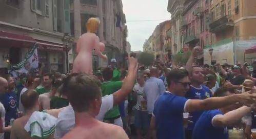 Les fans des équipes d'Irlande du Nord et de Pologne sont déjà arrivés à Nice. ça se voit et surtout... ça s'entend!