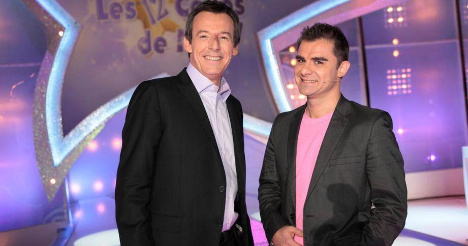 Jean-Luc Reichmann et Alexandre Massy, lors de la série victorieuse de ce dernier, en 2013