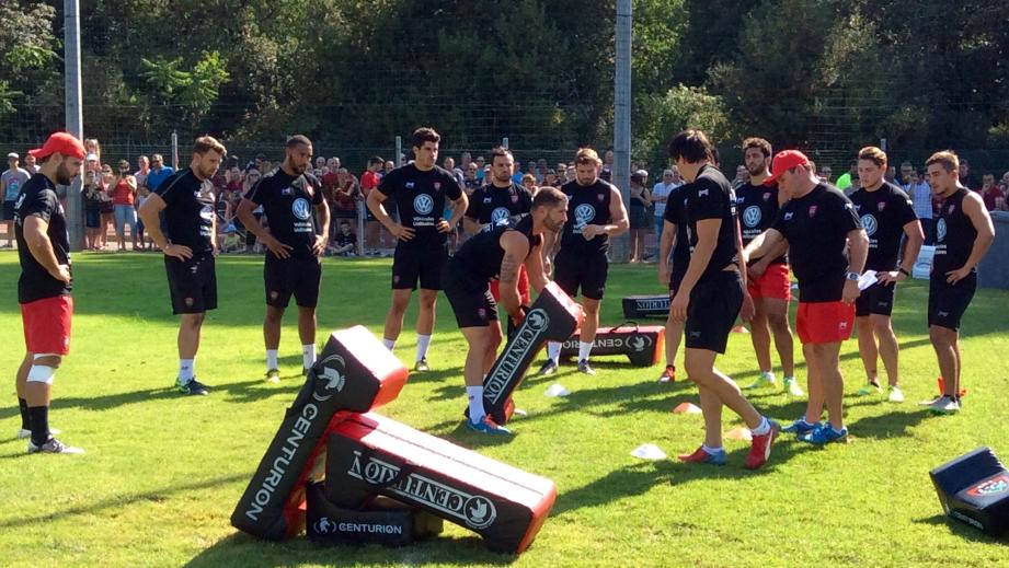L'entraînement du RCT a repris, ce mardi 26 juillet, à Toulon.