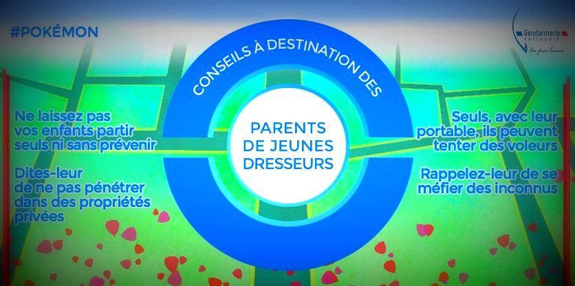 Le message adressé par les gendarmes. 