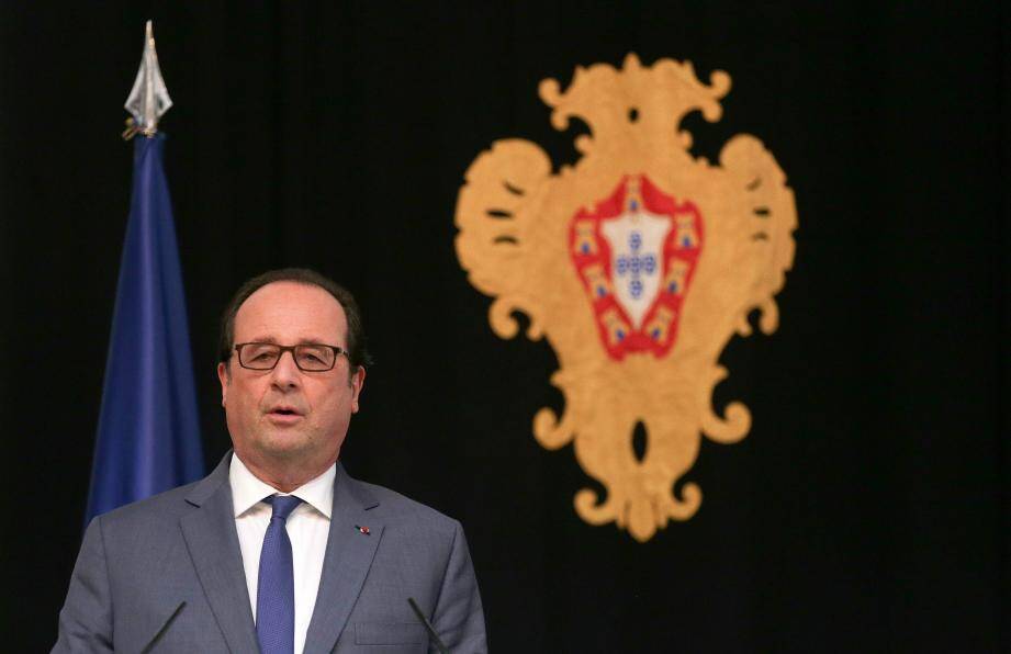 François Hollande lors de la conférence de presse.