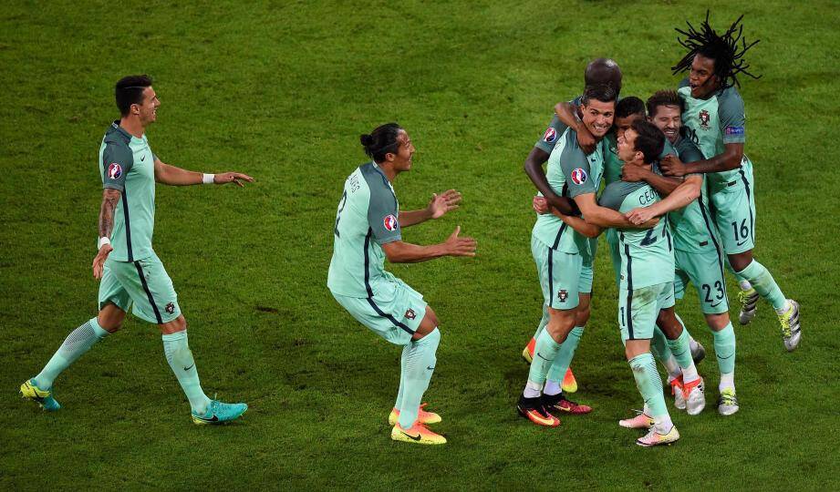 Ronaldo et les Portugais, qualifiés pour la finale de l'Euro 2016.