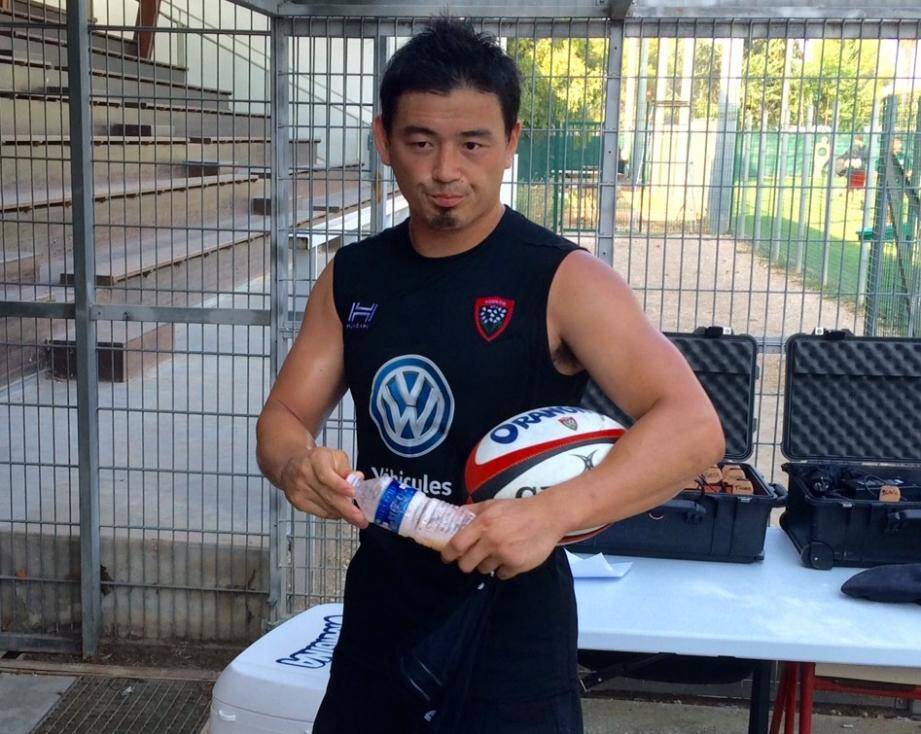 Opéré de l'épaule en juin, le Japonais Ayumu Goromaru a repris hier l'entraînement, sans contact, avec ses nouveaux coéquipiers. 
