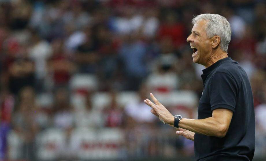 Le coach de l'OGC Nice, Lucien Favre. 