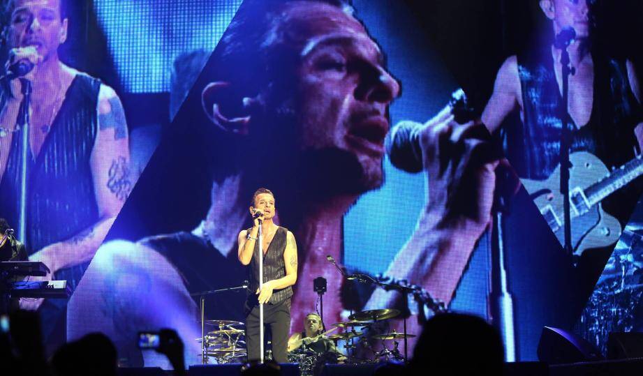 Depeche Mode au Palais Nikaïa en 2013.
