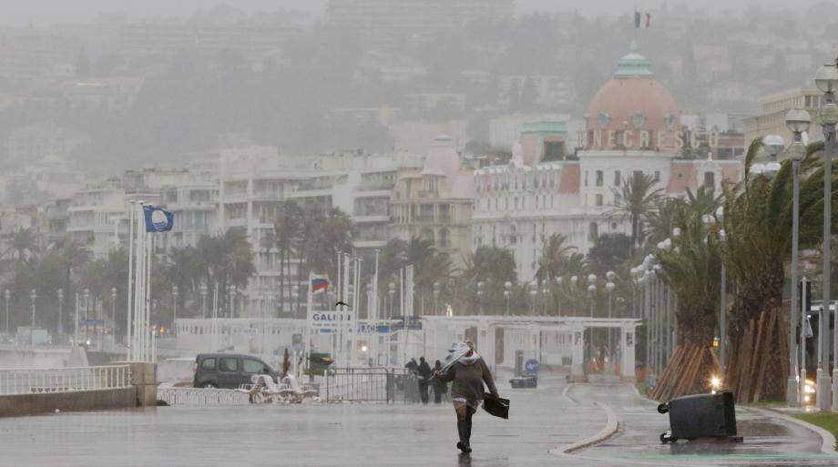 L'orage de ce vendredi matin à Nice.
