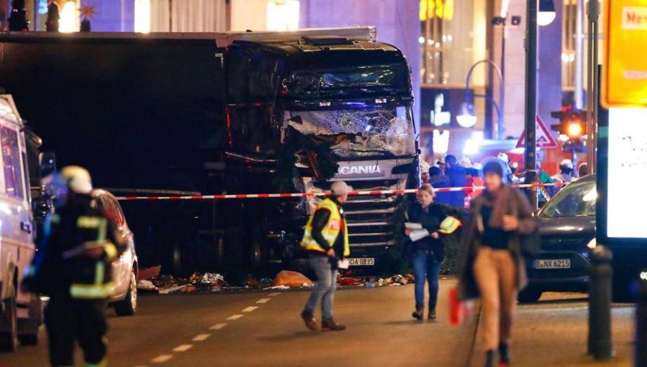 Le camion a foncé sur un marché de Noël.