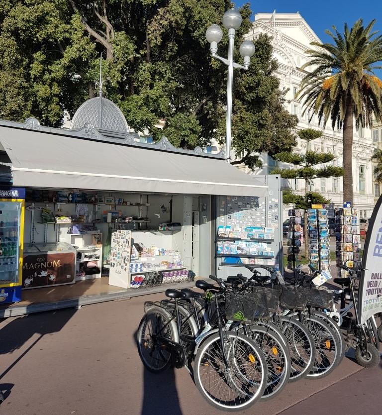 Le kiosque d’Alexandre Routier-Froger.	