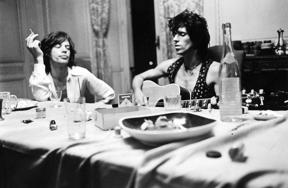 Mick Jagger et Keith Richards à Nellcôte.