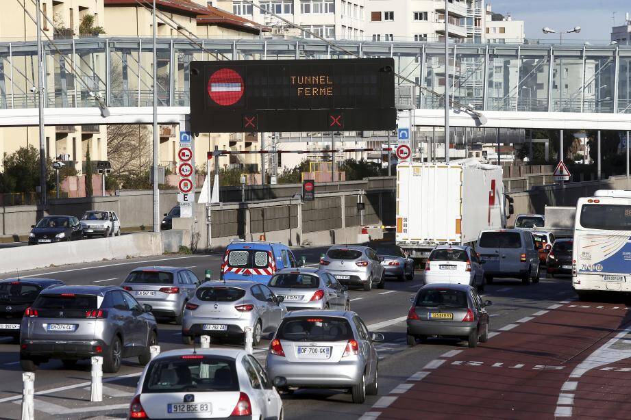 Le tube Sud a été fermé à sept reprises début janvier. « Assez ! » a tonné le maire de Toulon et président de TPM.