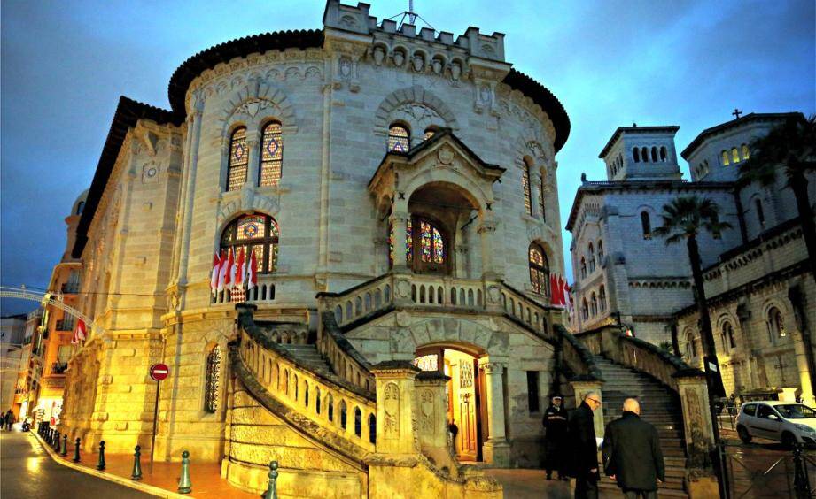 Le palais de justice de Monaco.