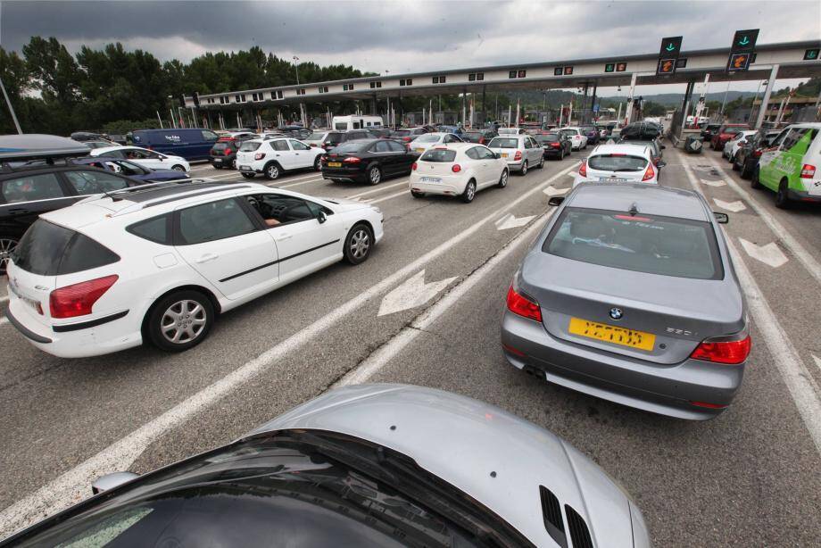 Illustration circulation sur l'autoroute a8