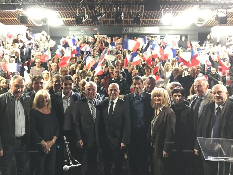 Dans la salle Laure Ecard, devant une audience, conquise et galvanisée, le président du département a fait un discours musclé.