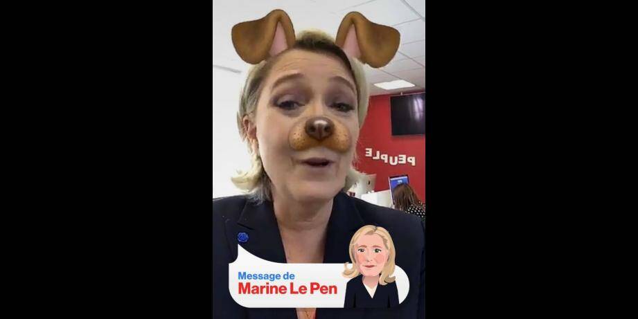 Quand Marine Le Pen Chante Du Dalida Sur Snapchat Nice Matin