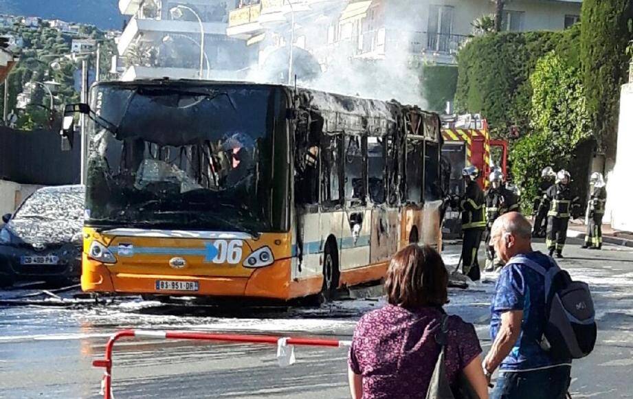 Le feu s'est produit avenue Cap de Croix.