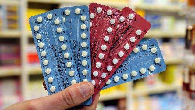 Des plaquettes de pilules contraceptives.