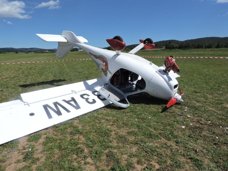 Le crash a eu lieu à l'aérodrome de Fayence-Tourrettes