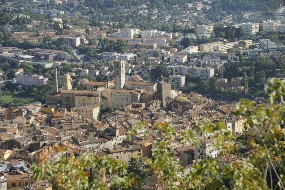 Une vue générale de Grasse