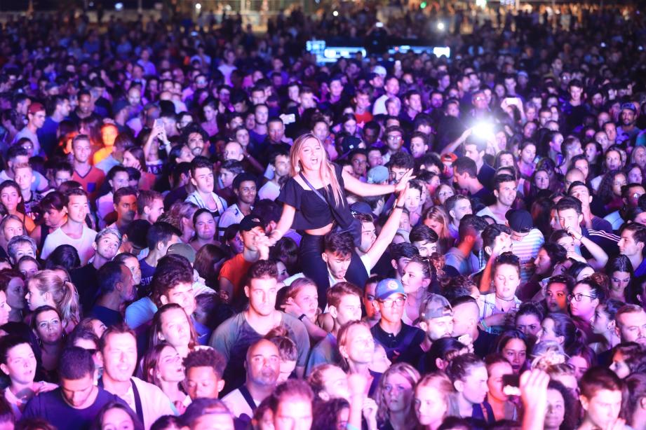 La foule au rendez-vous au Mourillon.