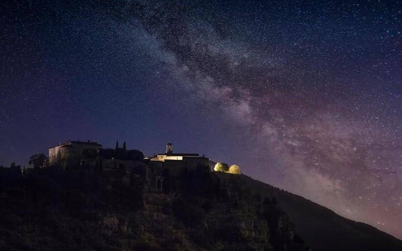 La voie lactée depuis Gourdon.