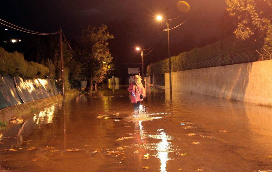 En octobre 2012, la ville de Biot était déjà noyée sous les eaux.