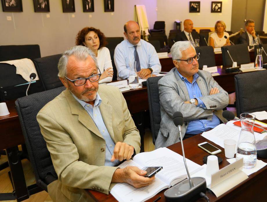 Henri Céran et Olivier Vasserot ont provoqué un petit coup d'éclat, en interpellant les élus sur leurs indemnités.