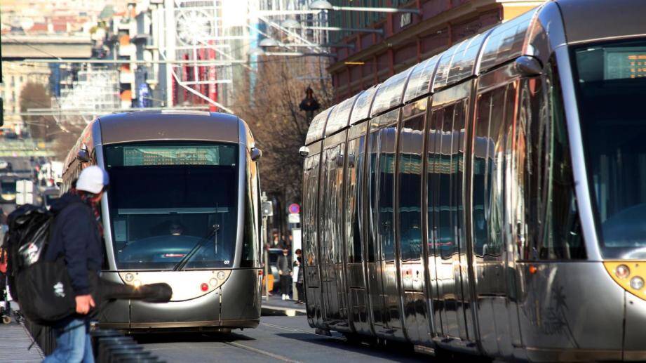 Image d'illustration du tramway à Nice.