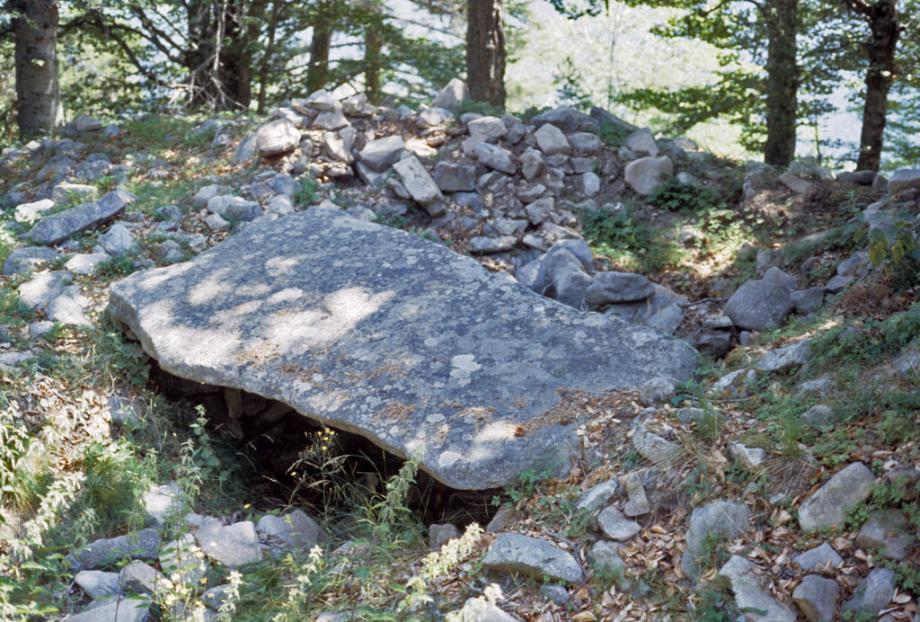 Le dolmen de Peïra-Cava.