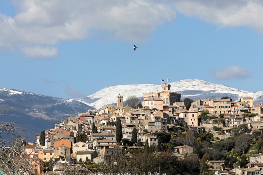 La neige sur le haut-pays cagnois.