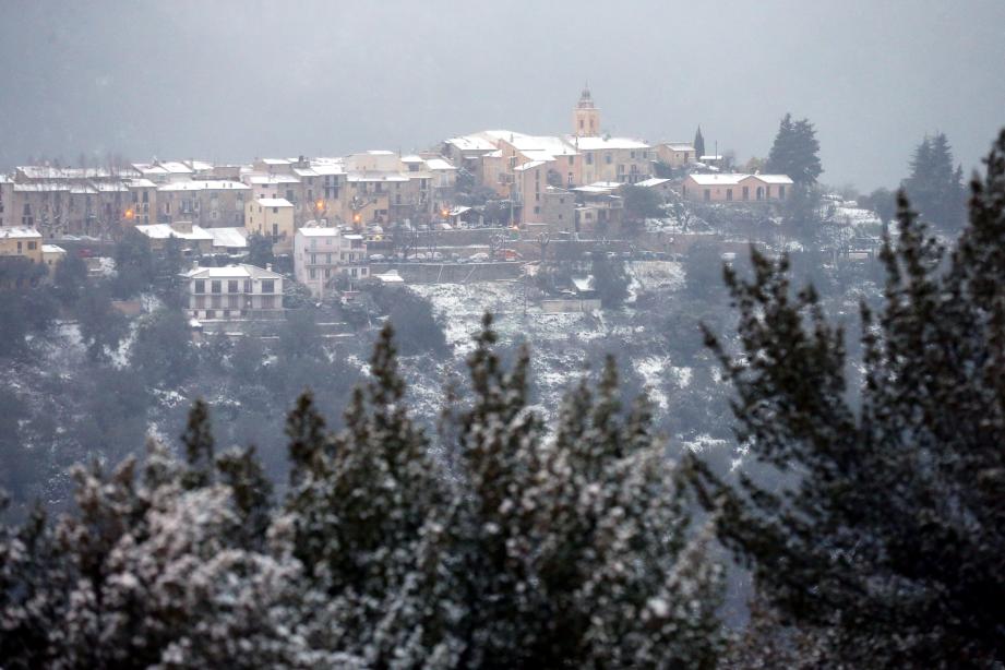 Castellar sous la neige.