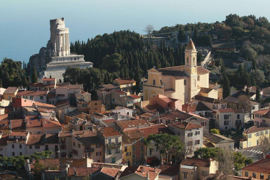 Vue générale sur La Turbie