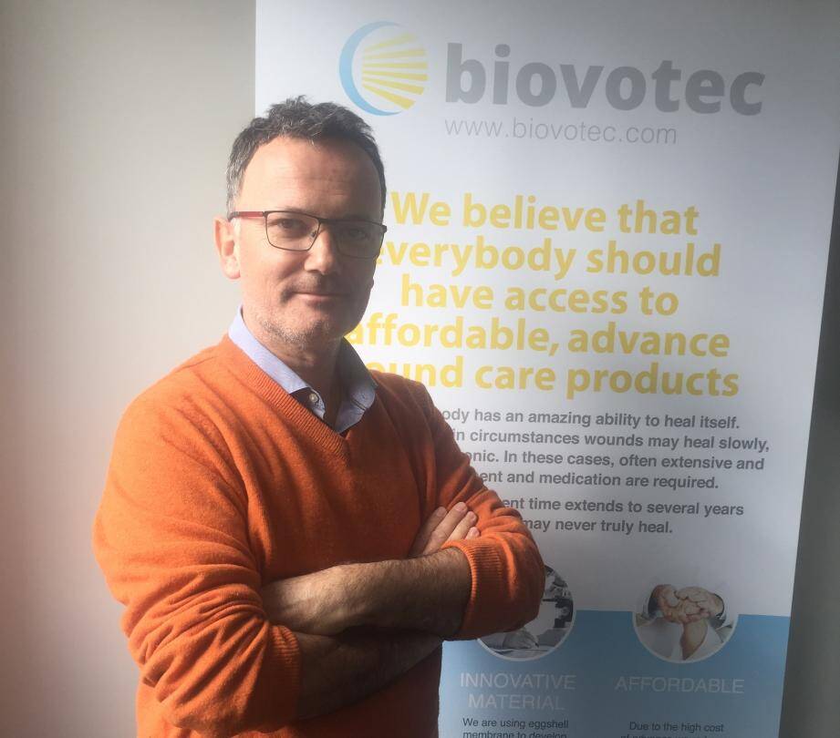 Henri-Pierre Suso, responsable de la R&D de Biovotec à Sophia Antipolis.