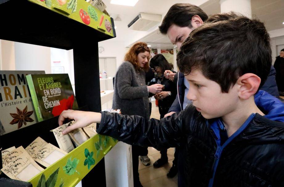 La grainothèque a été inaugurée ce samedi.