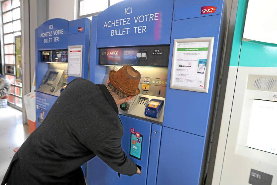 Un distributeur de billets SNCF (image d'illustration).