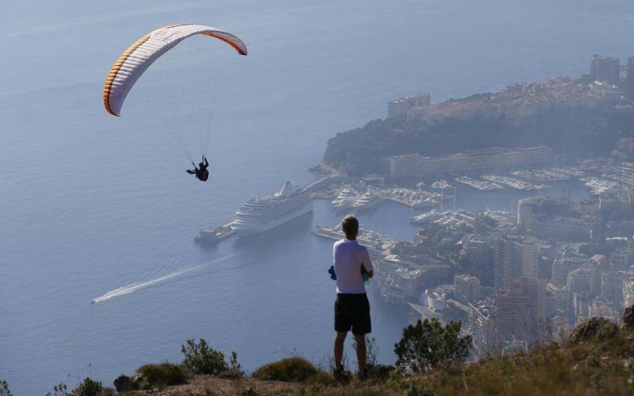 Monaco vu d'en haut.