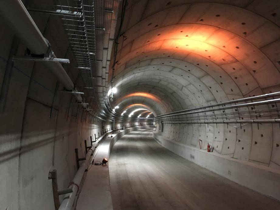 Une portion du tunnel entre la rue de France et Alsace-Lorraine.