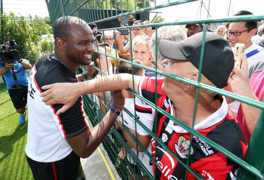 Patrick Vieira à la rencontre des supporters pour "comprendre la relation entre le club et son public"