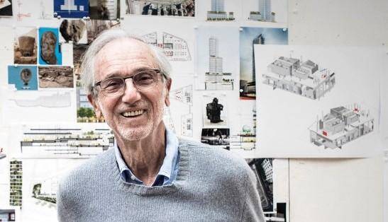 Renzo Piano en avril 2018 à Paris.