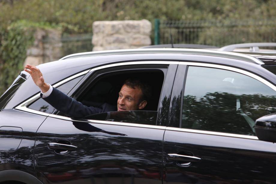 Emmanuel Macron en vacances au fort de Brégançon