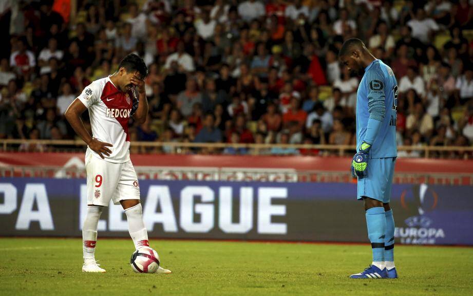 Lors de AS Monaco - Lille (2ème journée de L1).