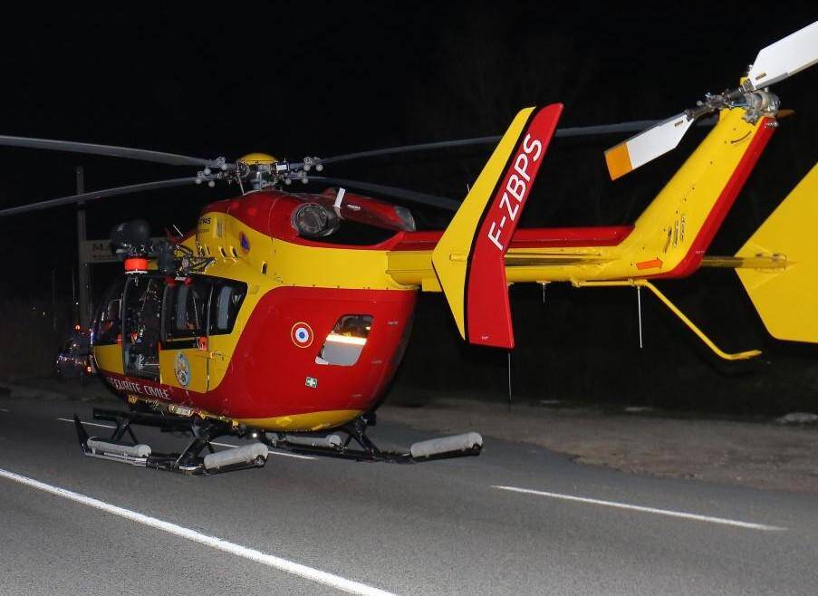 Illustration d'un hélicoptère de la sécurité civile.