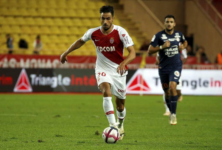 L'AS Monaco mène à la mi-temps.