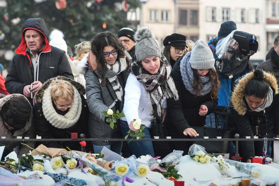 Un hommage rendu aux victimes de Strasbourg ce dimanche.