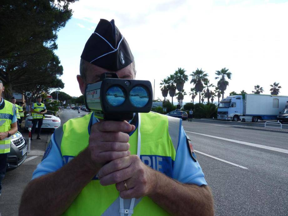 Un contrôle routier.